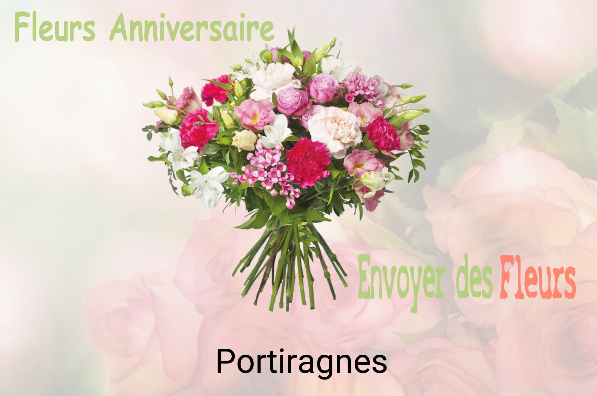 Bouquet de fleurs d’anniversaire livré à Portiragnes